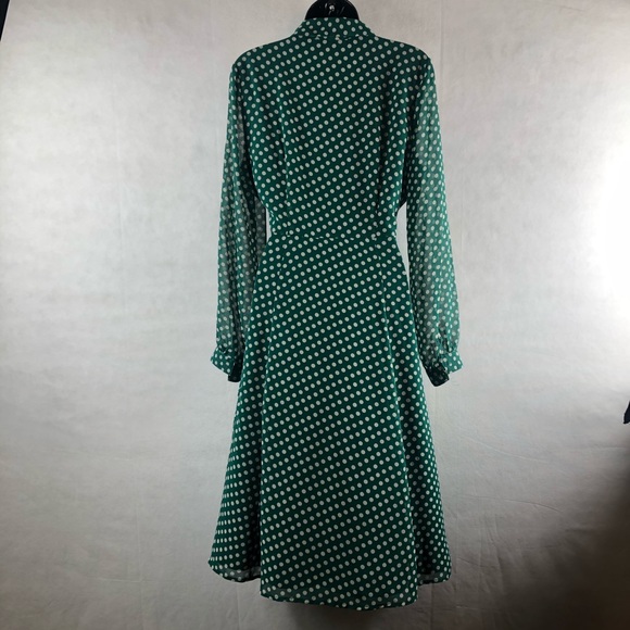 Eva Mendez New York & Company Dress polkadot SZ6 - Picture 6 of 8